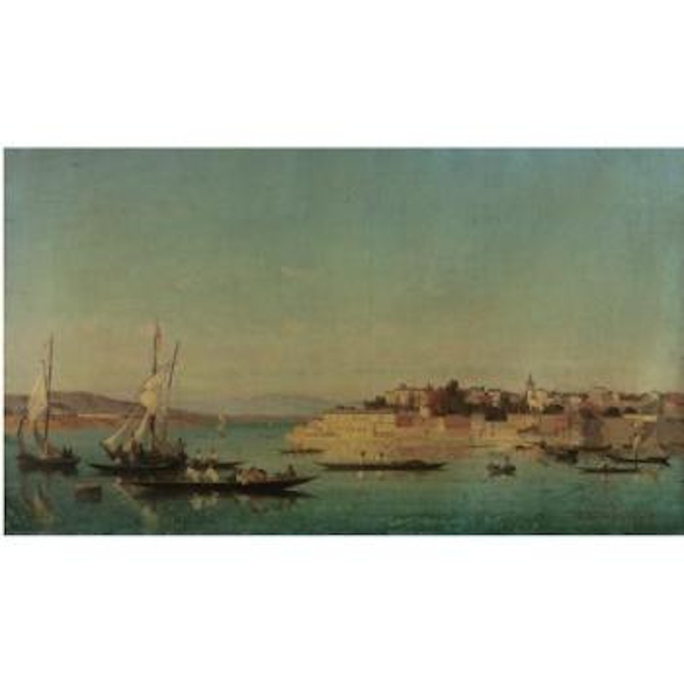 Vue A Travers La Corne D'Or, Constantinople by Germain-Fabius Brest