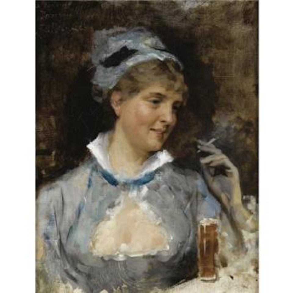 Au Bar by Albert Edelfelt