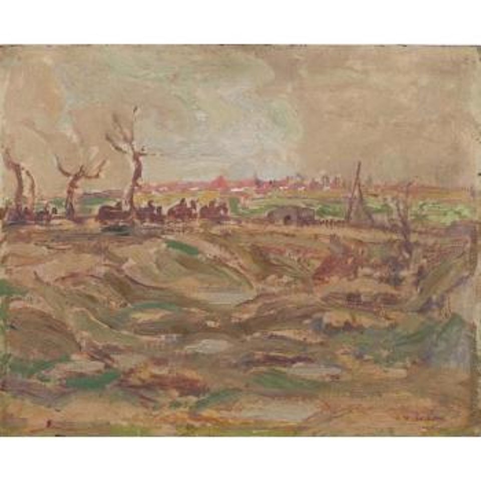 Near Shrapnel Camp, Oct. 18th '17 by Alexander Young Jackson