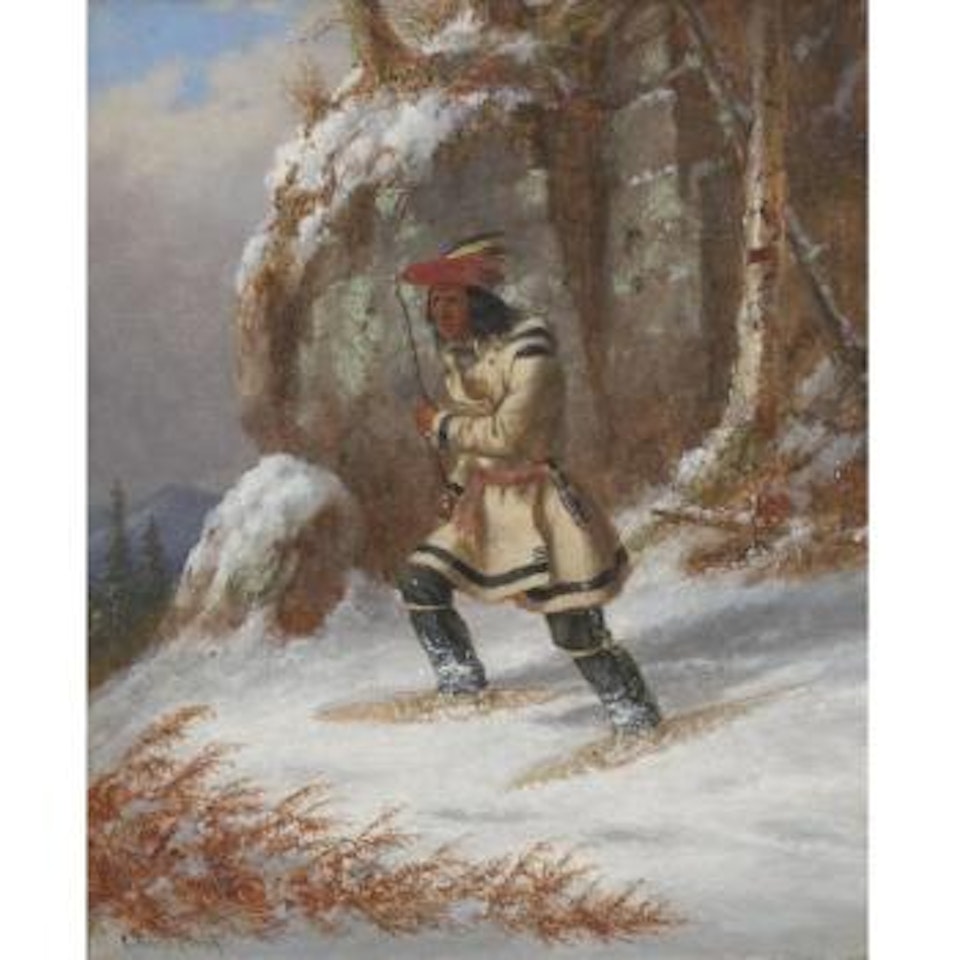 Indian Hunter by Cornelius Krieghoff