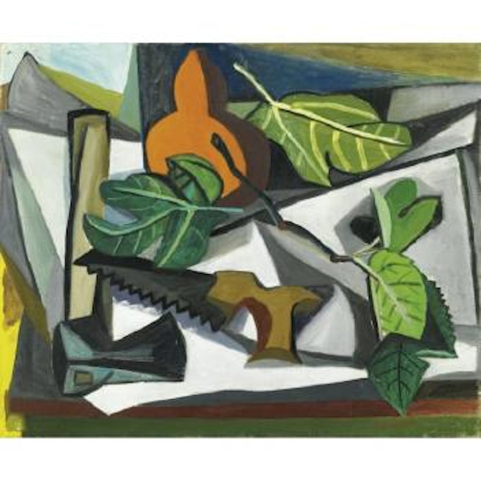 Natura Morta Con Sega E Accetta by Renato Guttuso