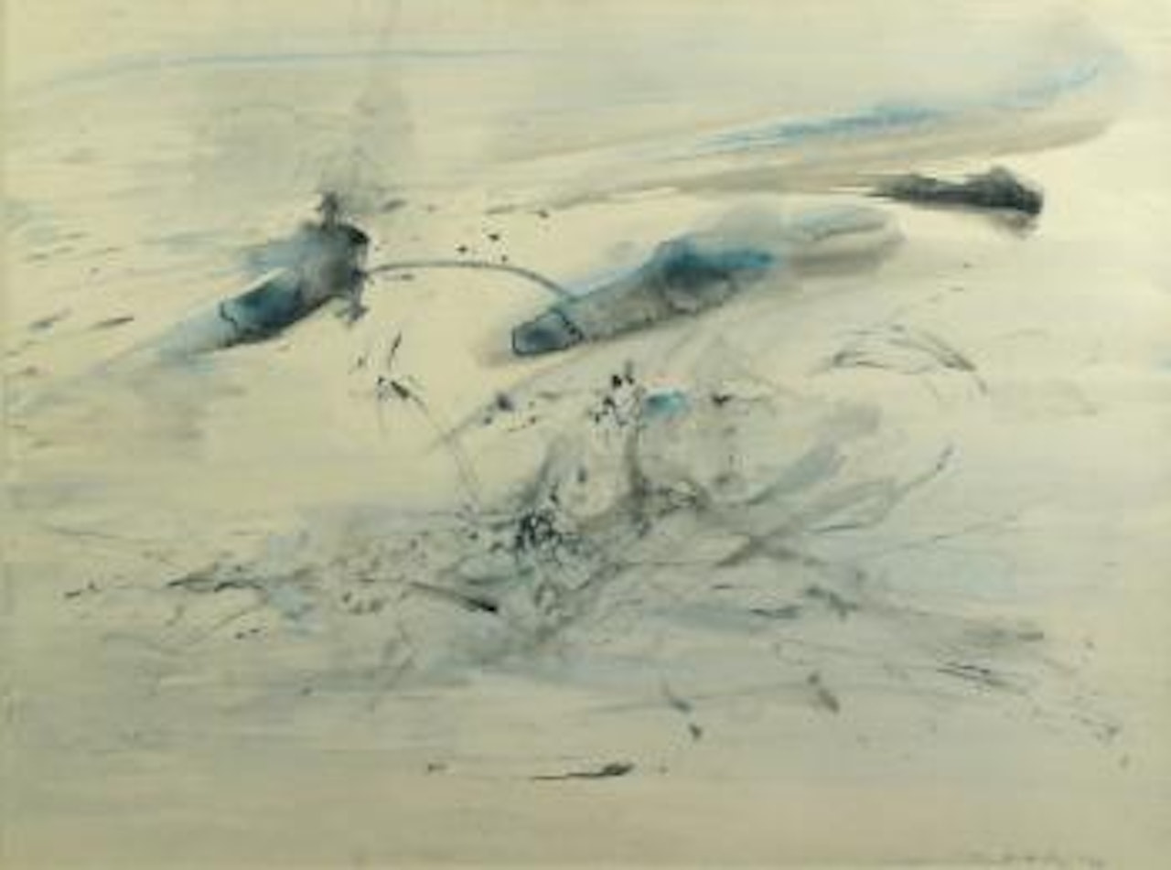 Composition by Zao Wou-Ki