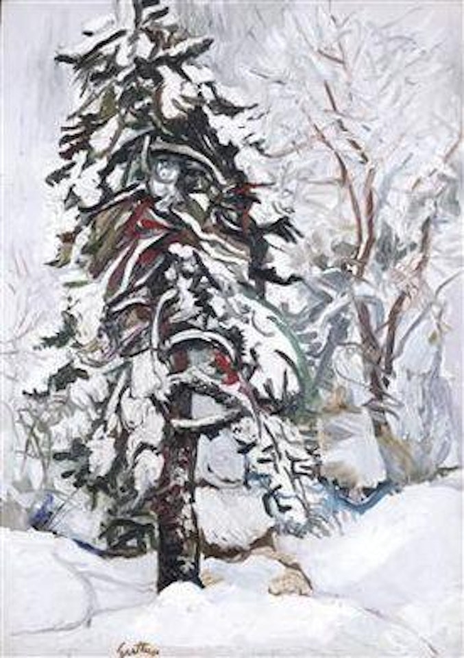 Albero sotto la neve by Renato Guttuso