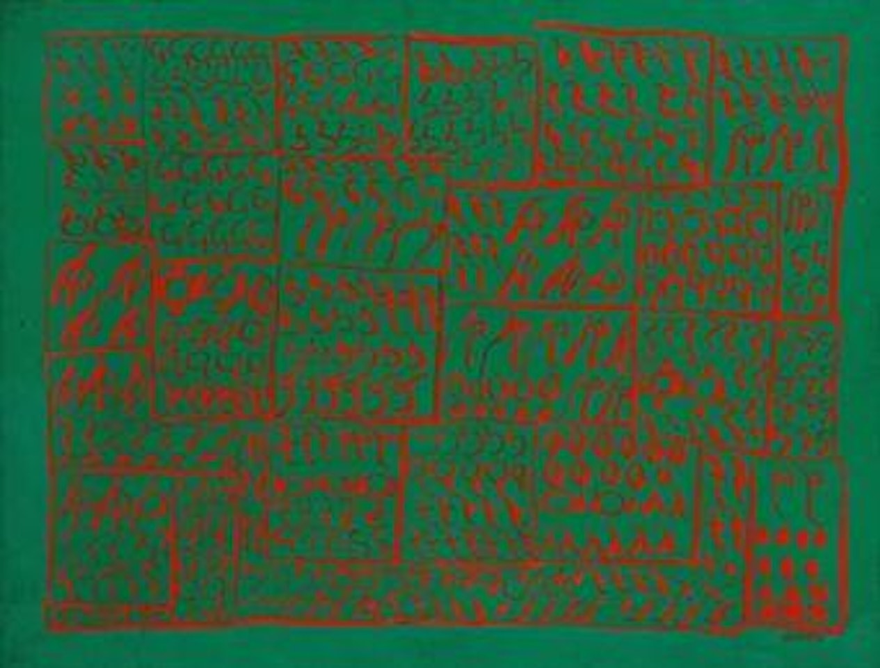 Verde-Rosso by Carla Accardi