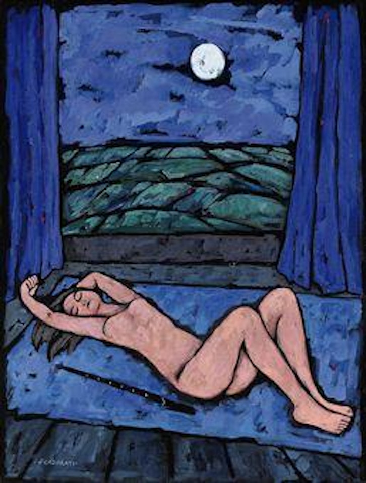 Nudo dormiente by Felice Casorati