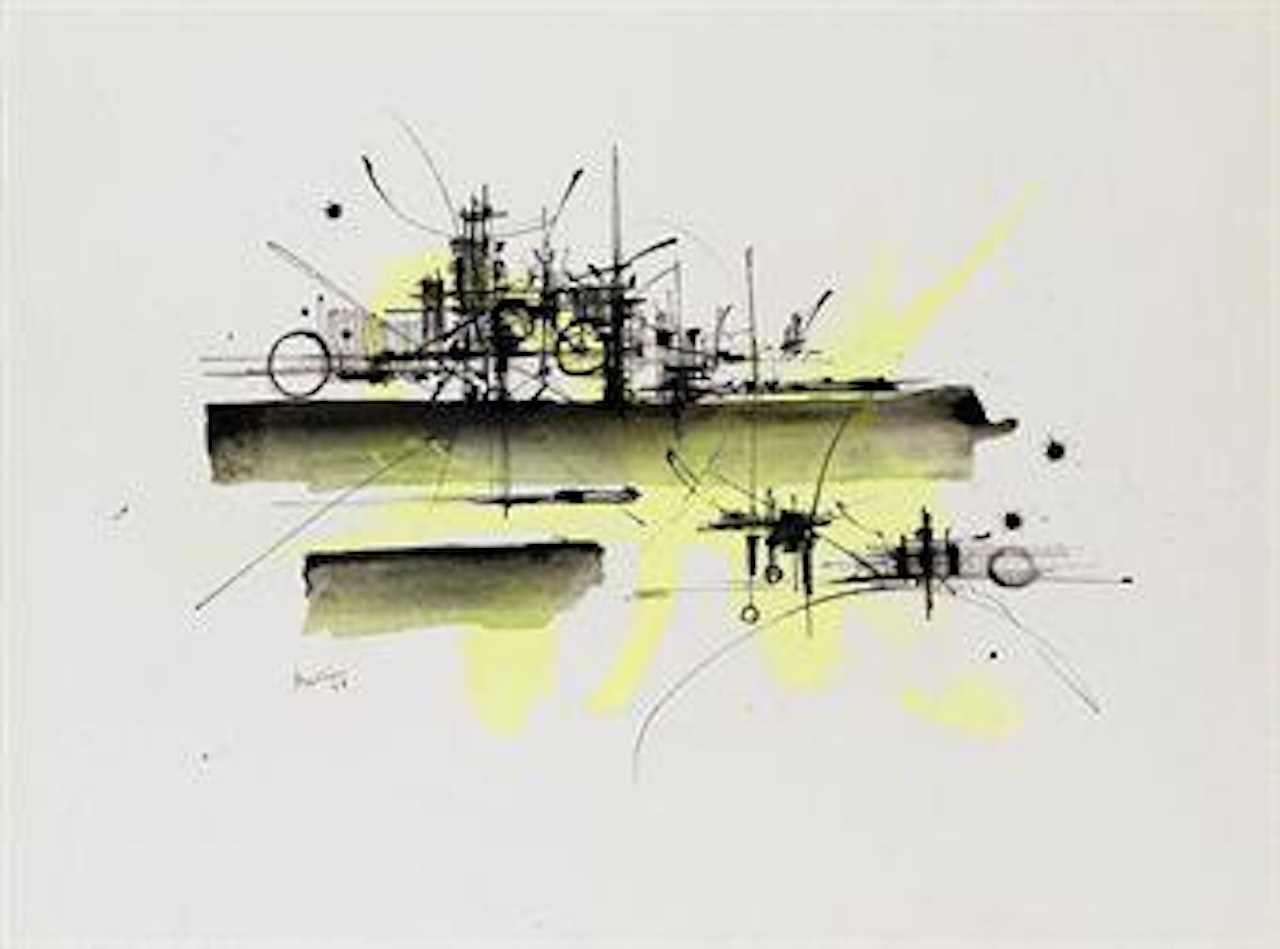 Composition by Georges Mathieu