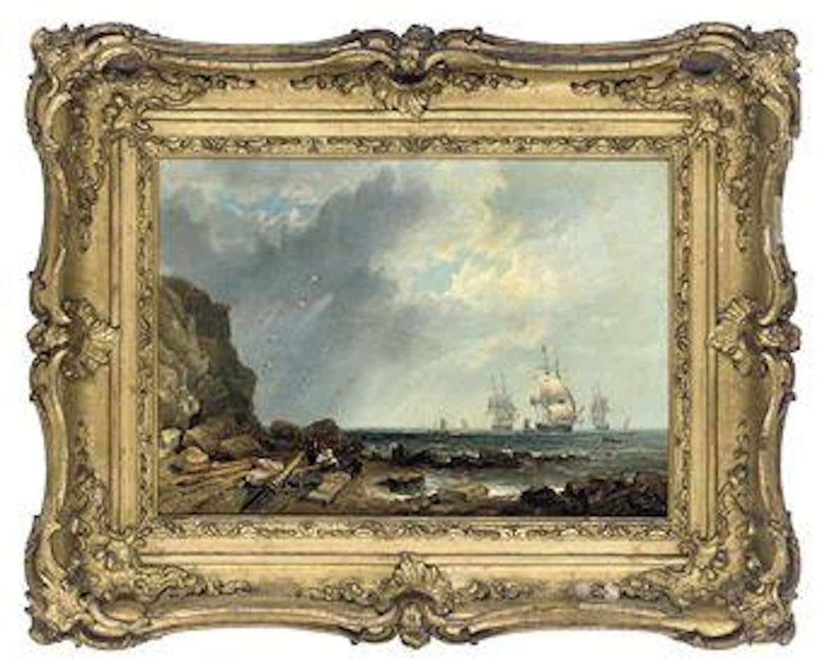 Trading vessels plying the north east coast by John Wilson Carmichael