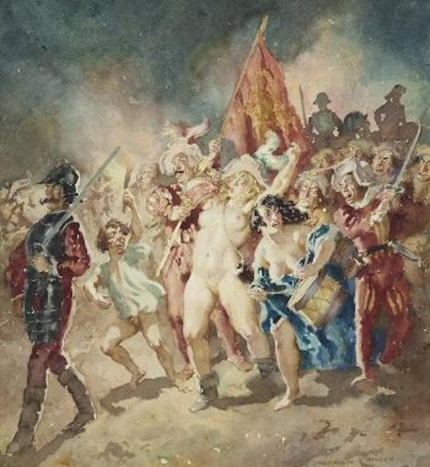 The Scallywag army by Norman Alfred Williams Lindsay