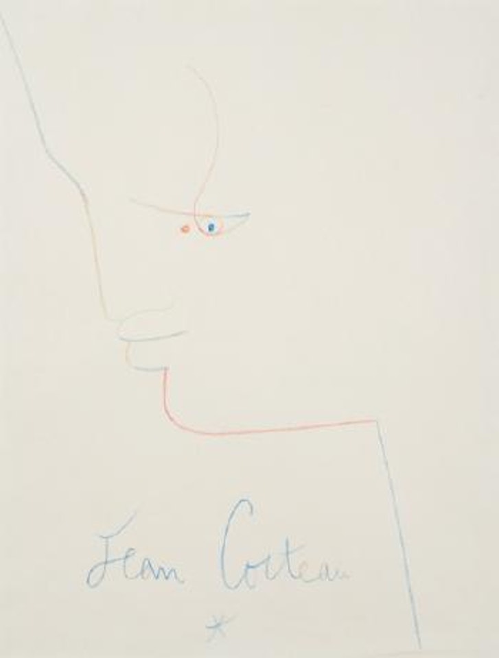 Profil gauche by Jean Cocteau
