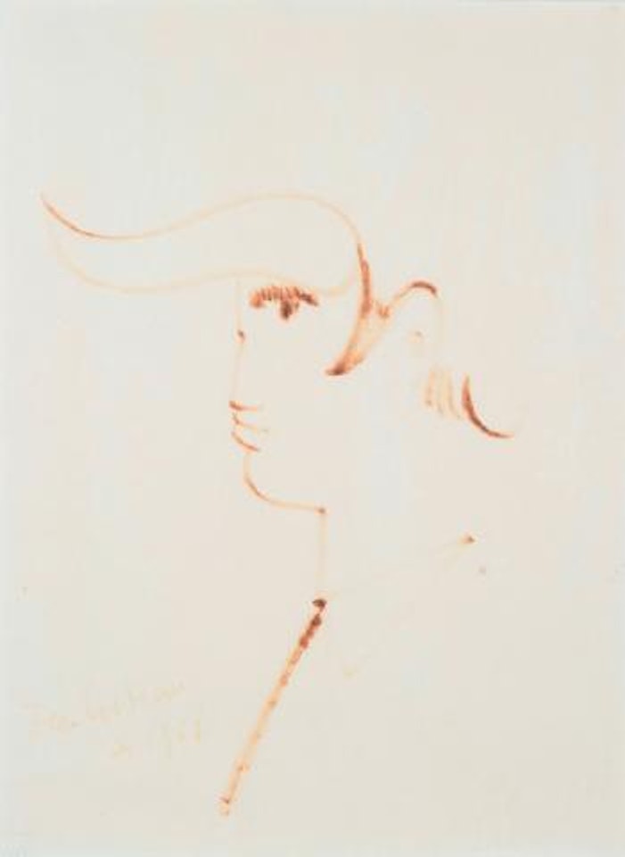 Homme-toro de profil by Jean Cocteau