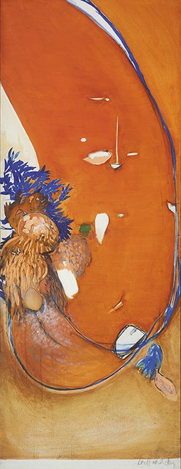 Little orange (Sunset) by Brett Whiteley