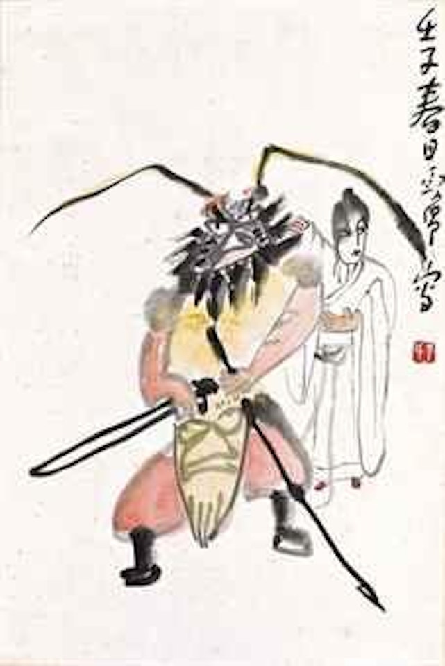 Opera Figures - Farewell My Concubine by Ding Yanyong