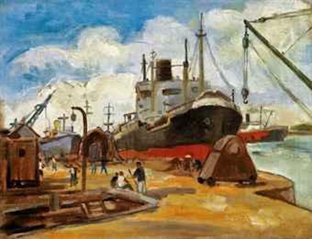 Guangzhou Shipyard by Guan Liang