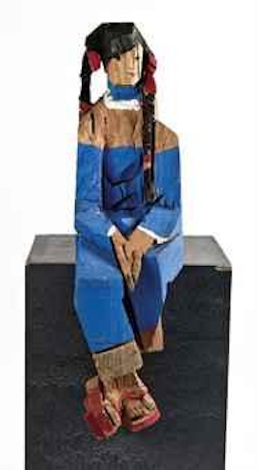 Seated Girl from Living World Series by Ju Ming