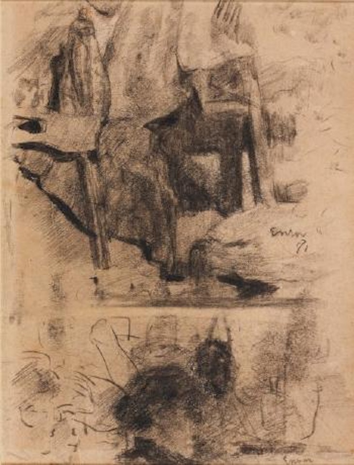 Double composition by James Ensor