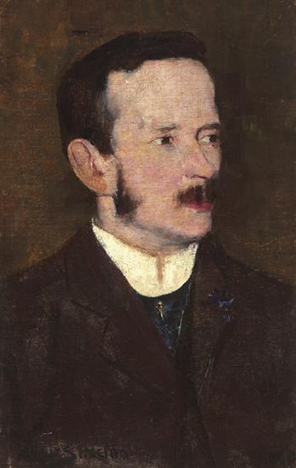 Portrait of a man (Portrait of a William H. Read [Arthur Streeton's brother-in-law]) by Arthur Ernest Streeton