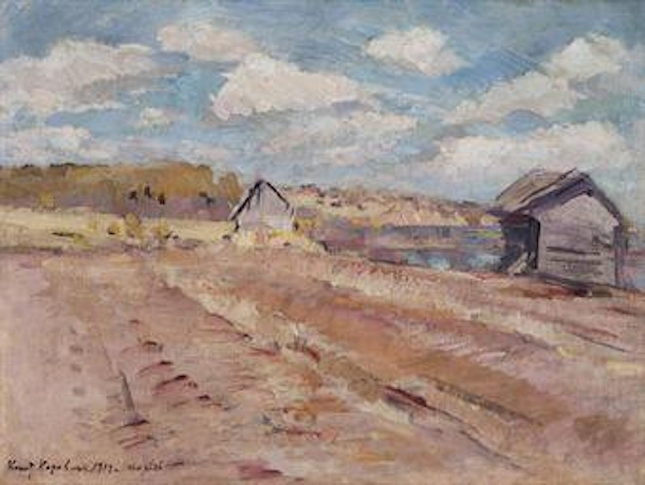 Farmstead by Konstantin Alekseevich Korovin