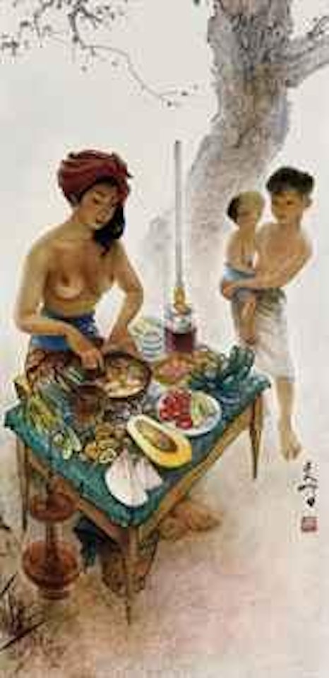 Rojak Seller by Lee Man Fong