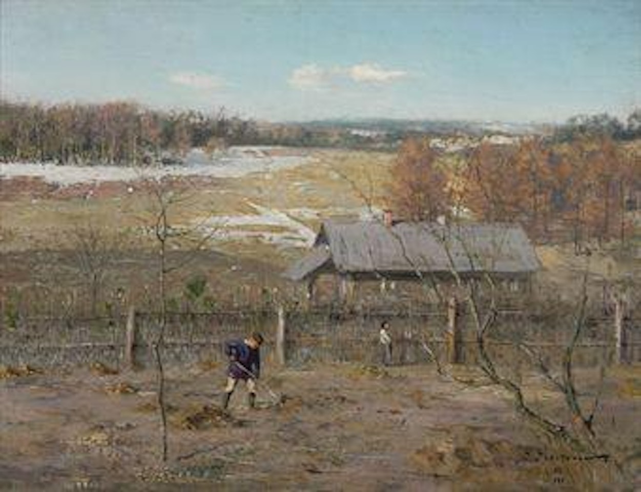 Dans le jardin by Ivan Pavlovitch Pochitonov