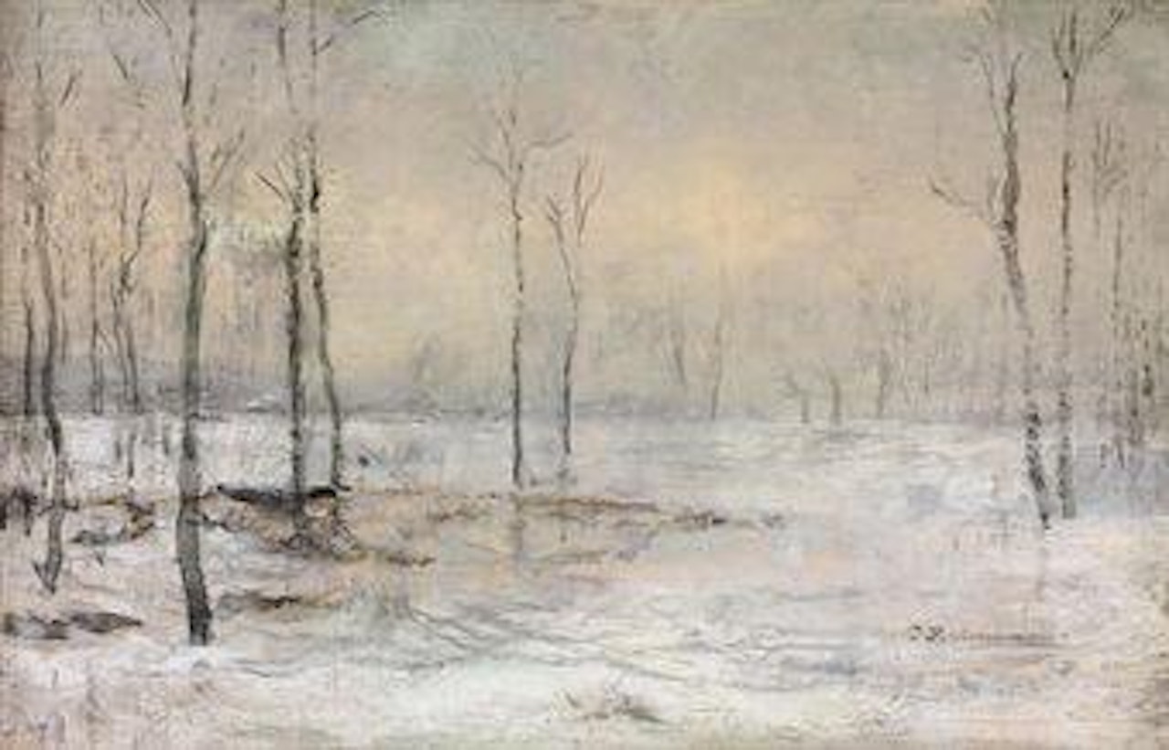 Clairière sous la neige, Minsk, 1911 by Ivan Pavlovitch Pochitonov
