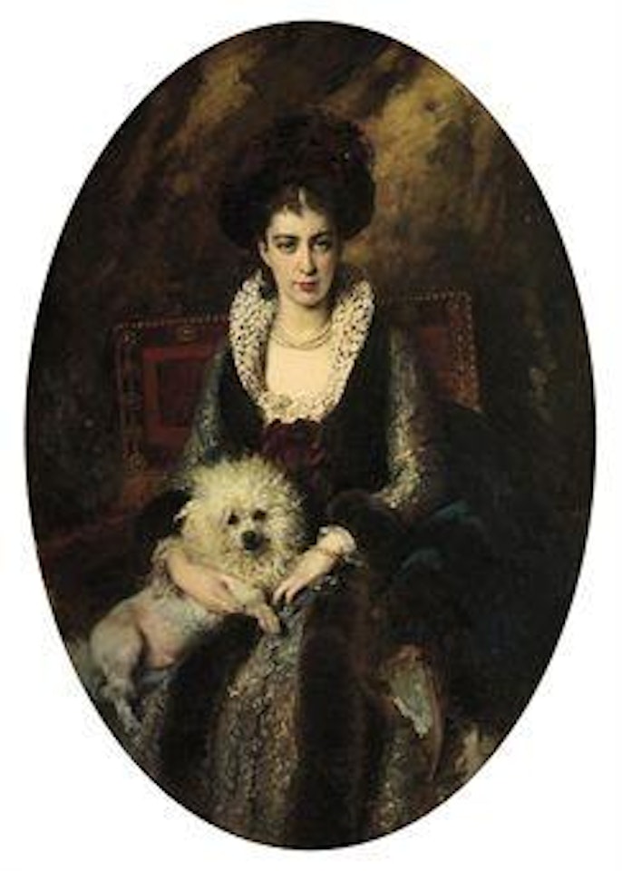 Portrait of the artist's wife, Maria Alekseevna Makovskaya (née Matavtina) (1869-1919) by Konstantin Makovsky