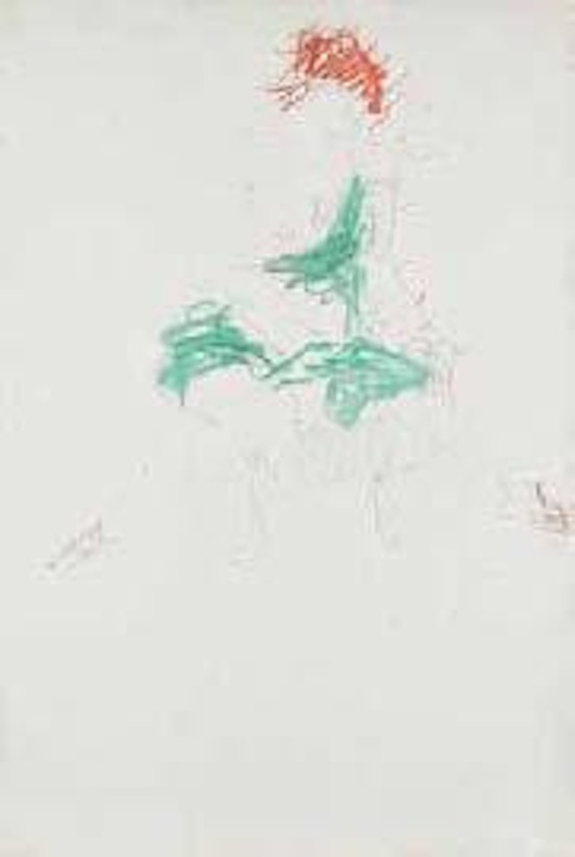 Figura femminile seduta by Lucio Fontana