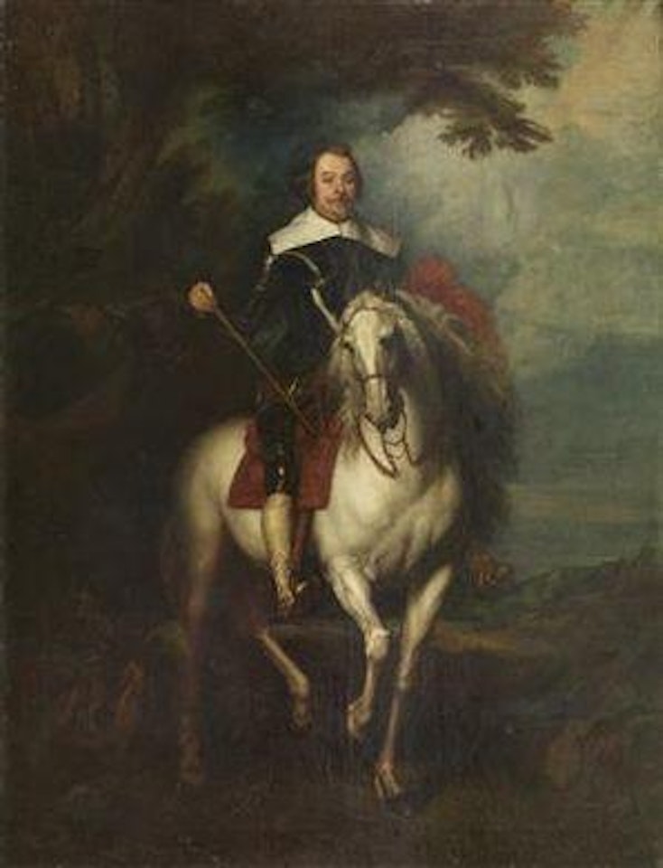 Equestrian portrait of Don Francisco de Moncada (1586- 1635), Marques d’Aybona and Conde d’Ossuna by Anthony van Dyck