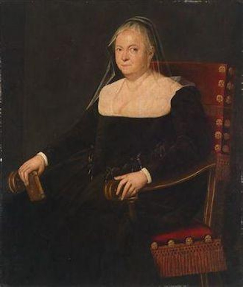 Portrait of an aristocratic lady by Leandro Bassano