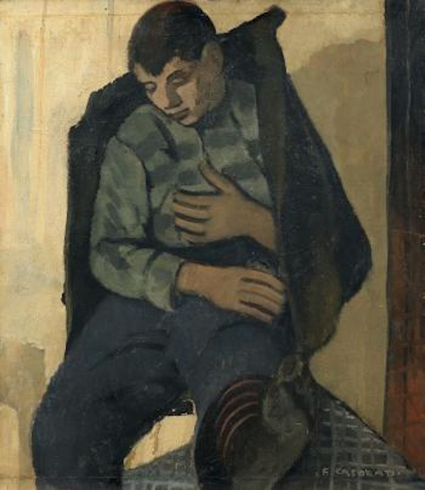 Il malatino o Bambino malato by Felice Casorati