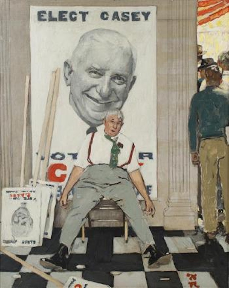 Elect Casey by Norman Rockwell