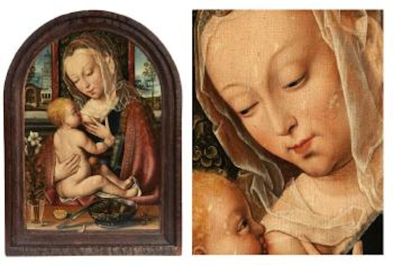 La Vierge à l'Enfant by Master of Frankfurt
