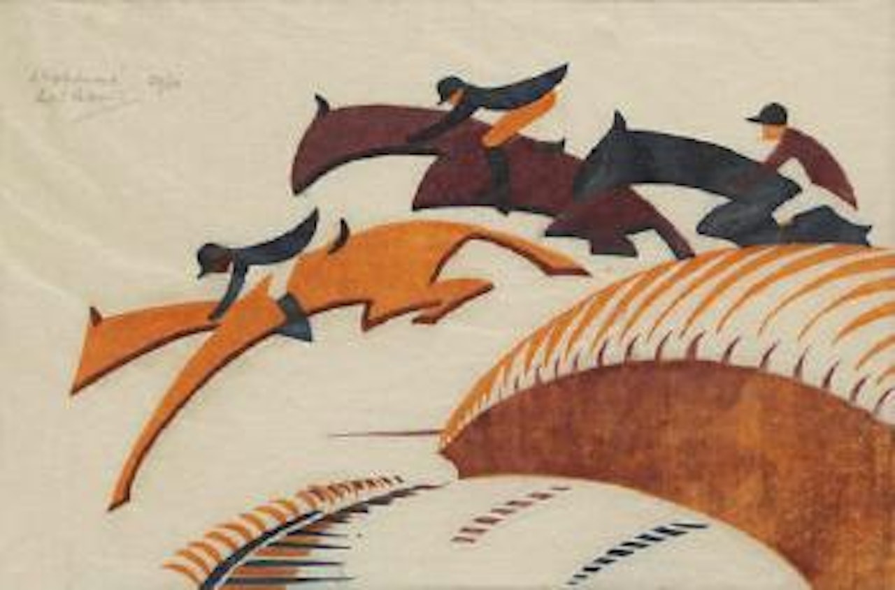 Steeplechase by Sybil Andrews