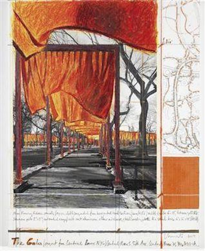 The Gates (Project for Central Park NYC) by Christo