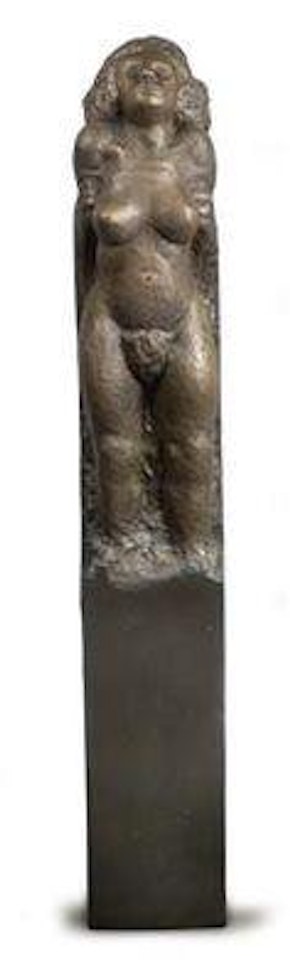 Stele with female figure by Alfred Hrdlicka