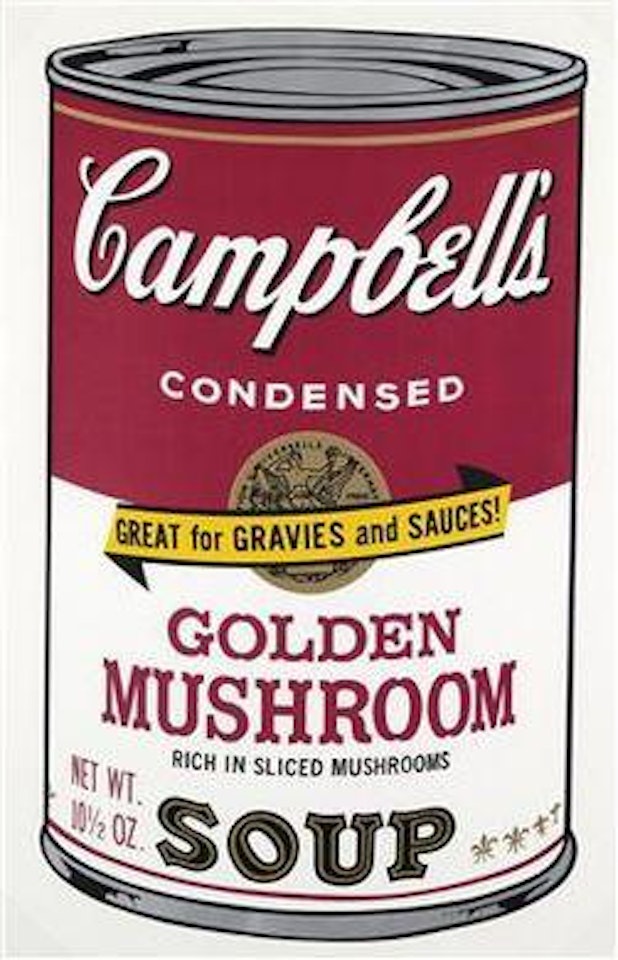 Golden Mushroom by Andy Warhol