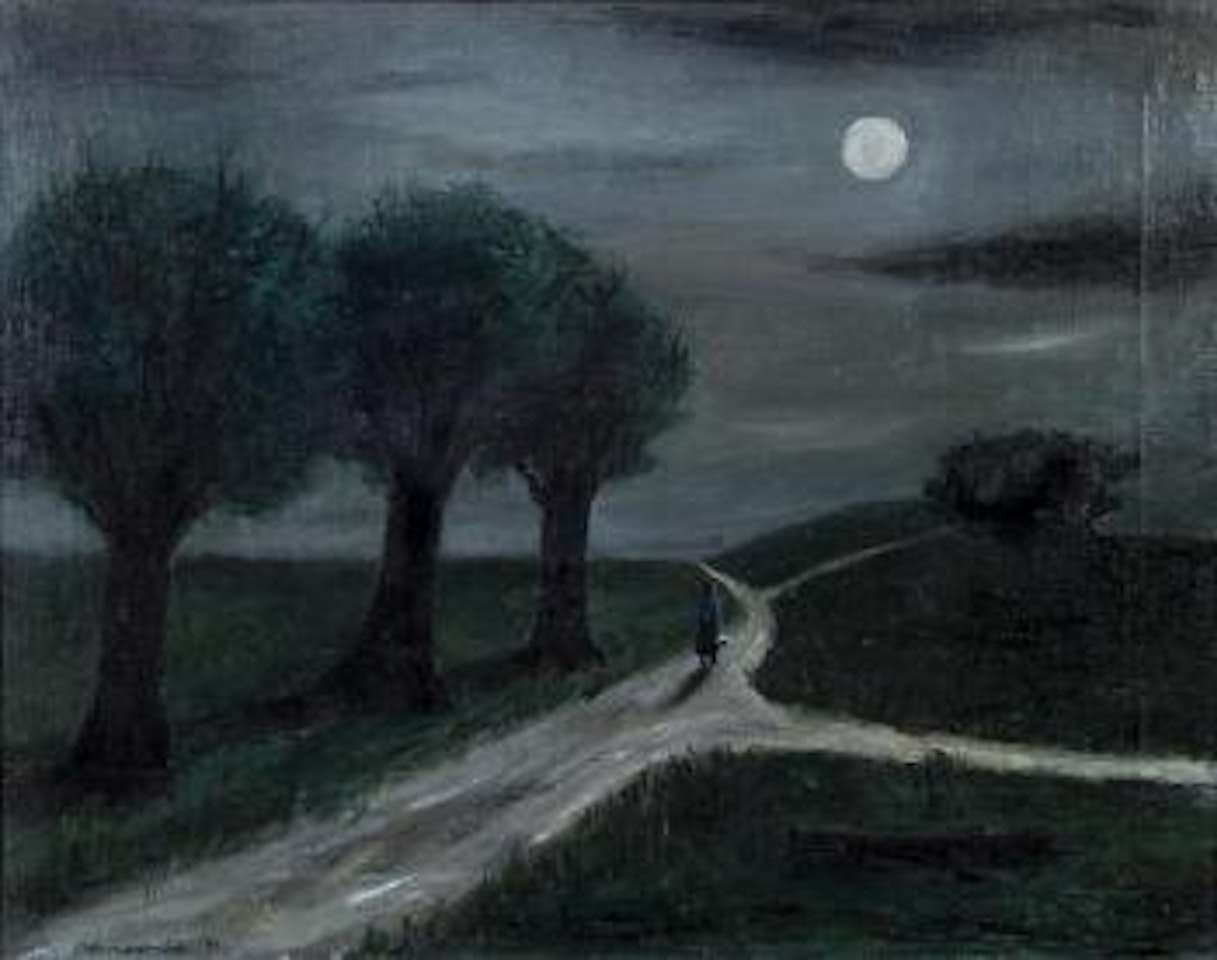 Moonlight path by Gertrude Abercrombie