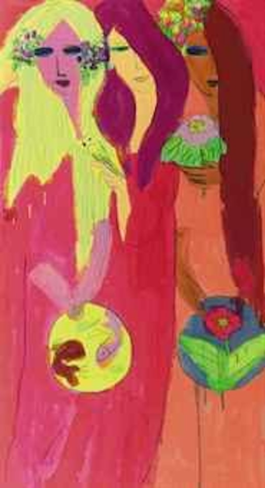 Three women by Walasse Ting