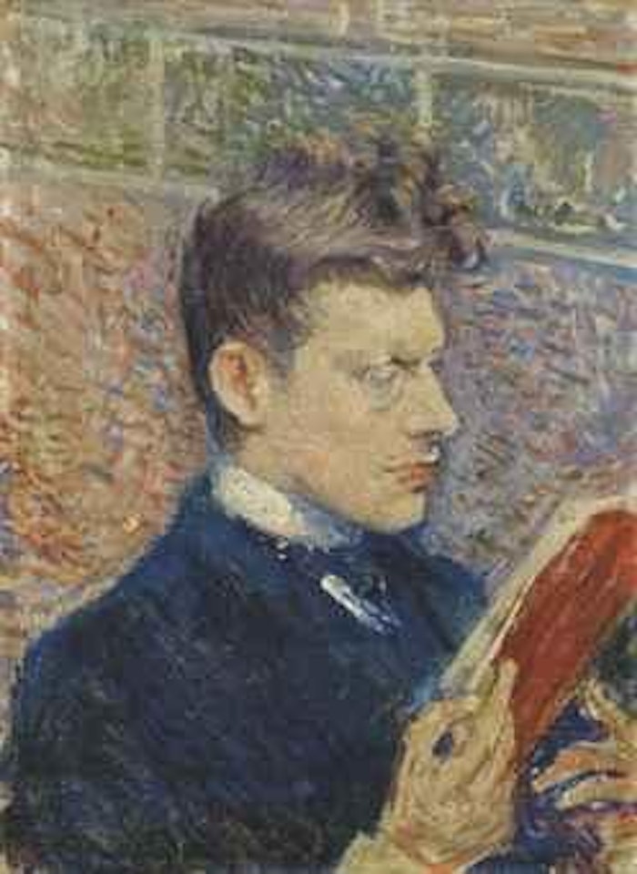 Portrait de Pierre Olin lisant by Theo van Rysselberghe