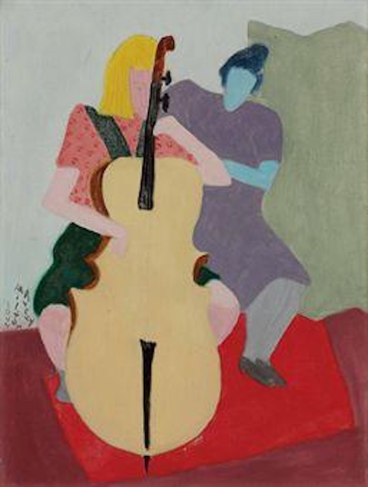 Cello Player by Milton Avery
