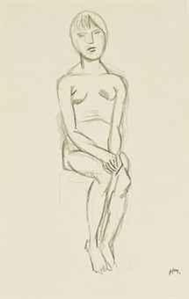 Jeune femme assise by Henri Matisse
