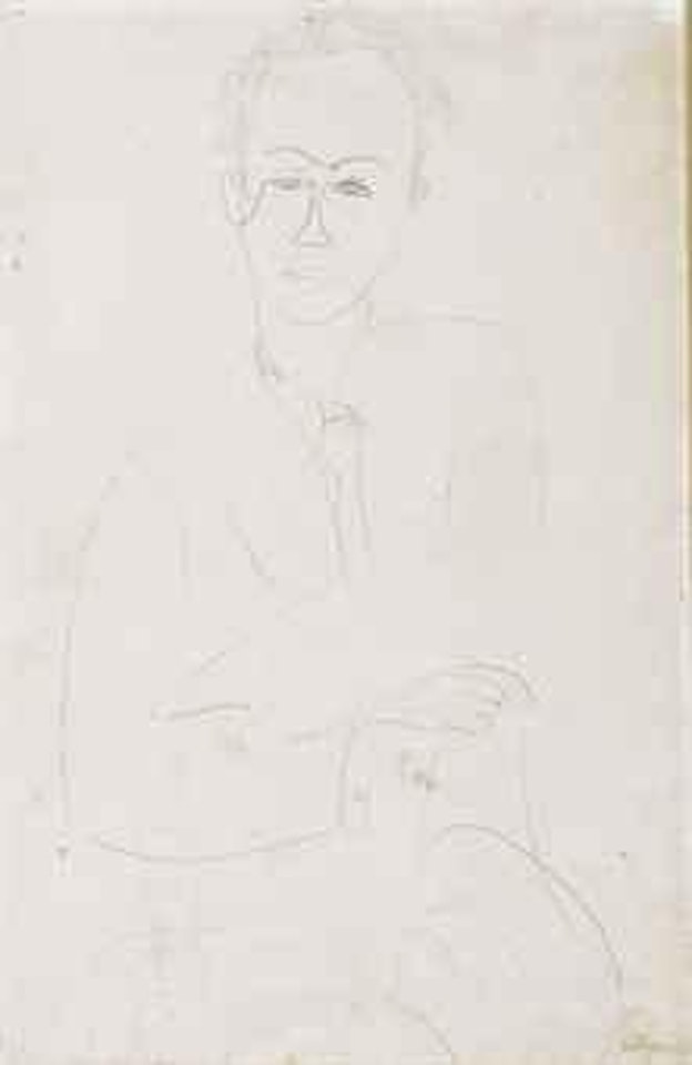 Portrait de Michel Kikoïne by Amedeo Modigliani