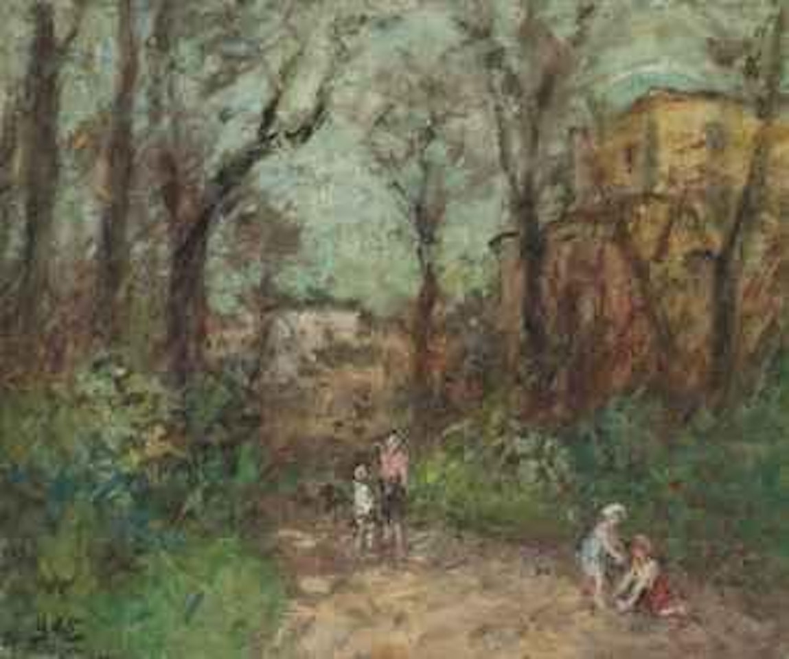 Le Parc Monceau by Georges d’Espagnat