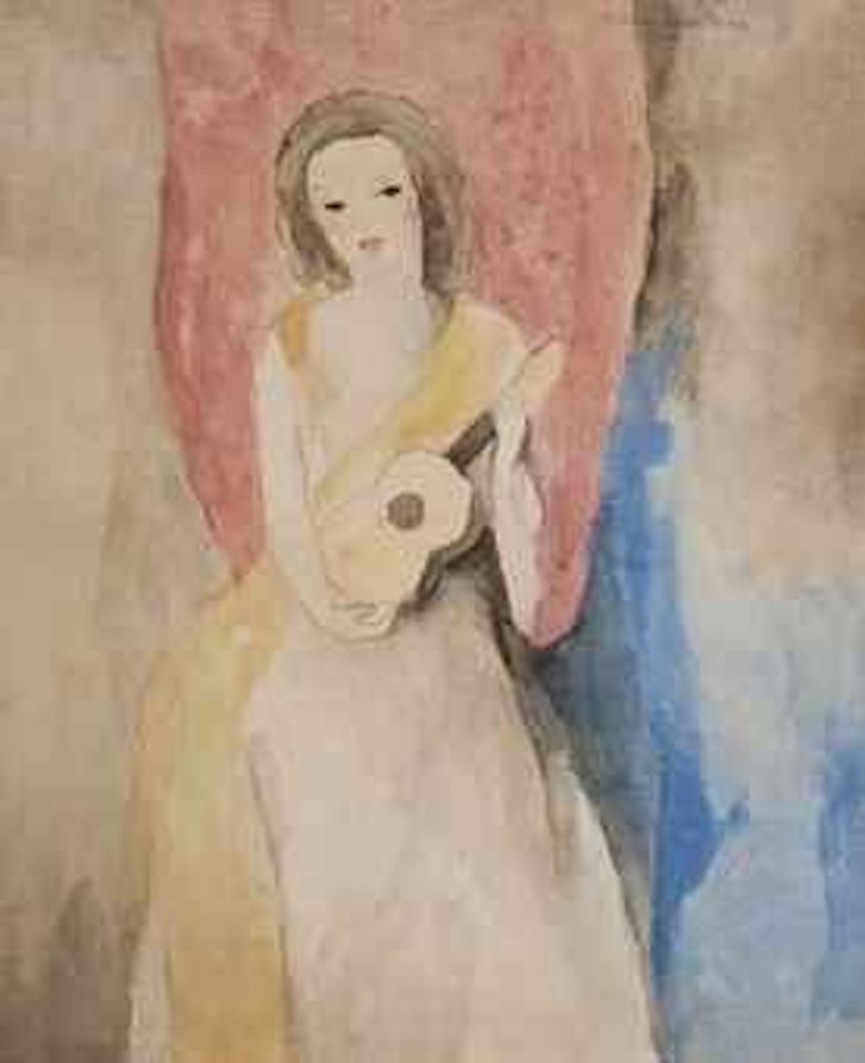 Jeune femme à la guitare by Marie Laurencin