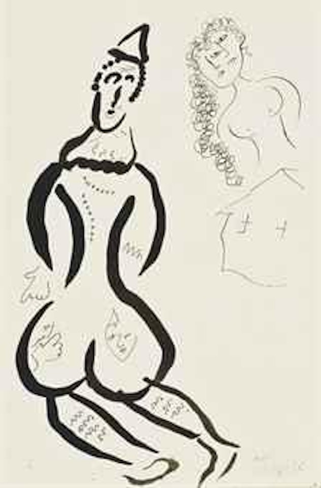 Le Clown by Marc Chagall