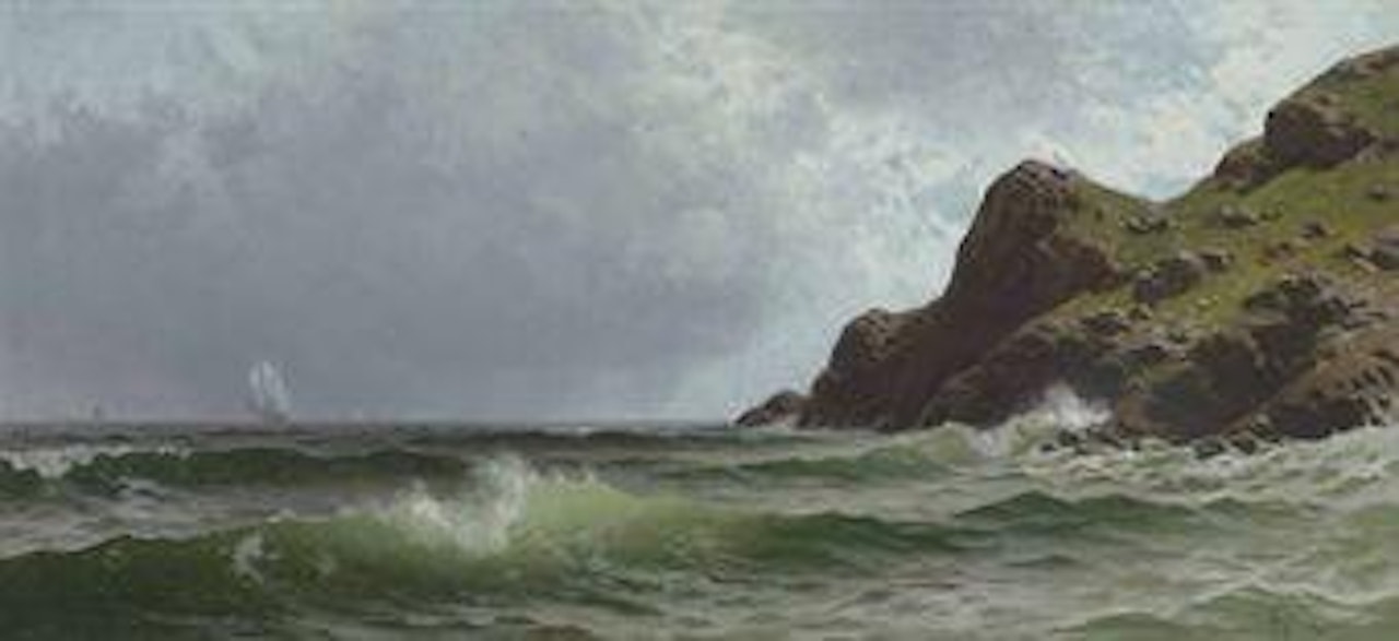 Sailing Off the Coast by Alfred Thompson Bricher