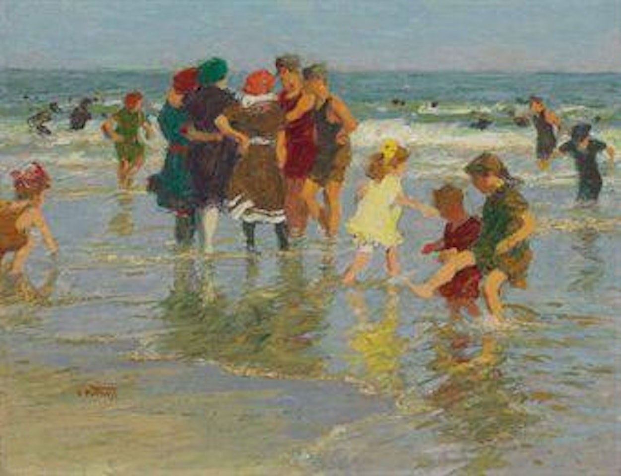 Beach Scene by Edward Henry Potthast