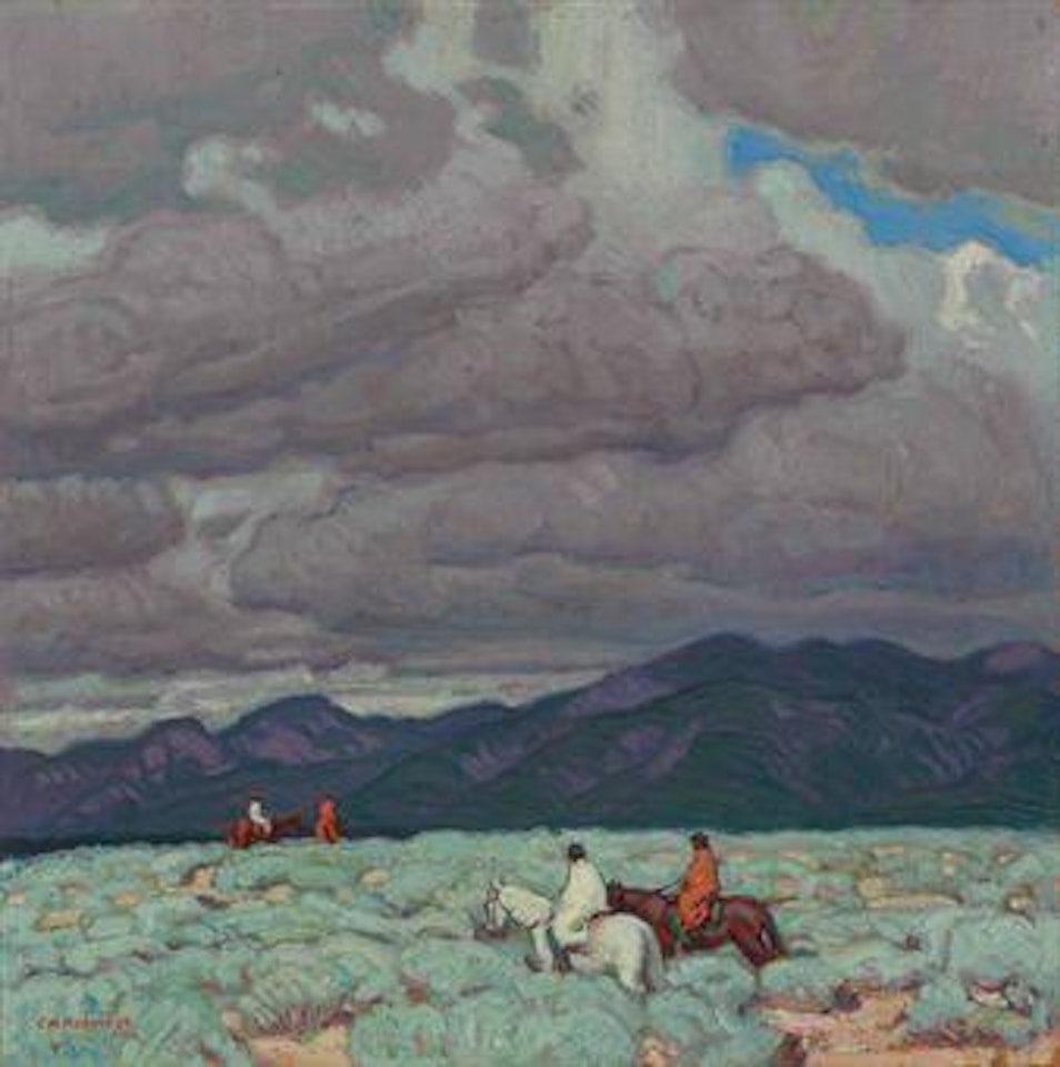 Clouds, Mountains and Sage by Ernest Martin Hennings
