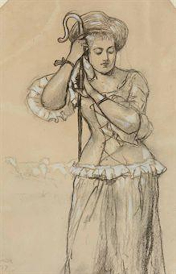 Shepherdess by Winslow Homer