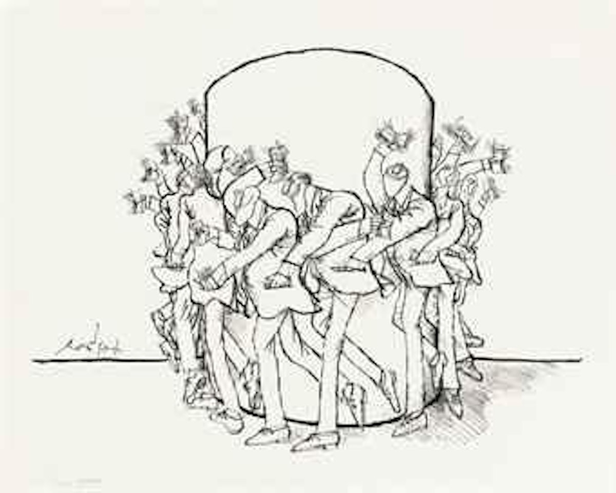 Vicious circle by Ronald Searle