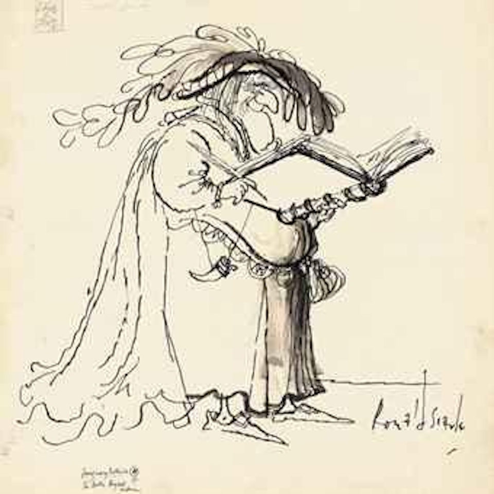 Imaginary Portraits: Sir Arthur Bryant, Historian by Ronald Searle